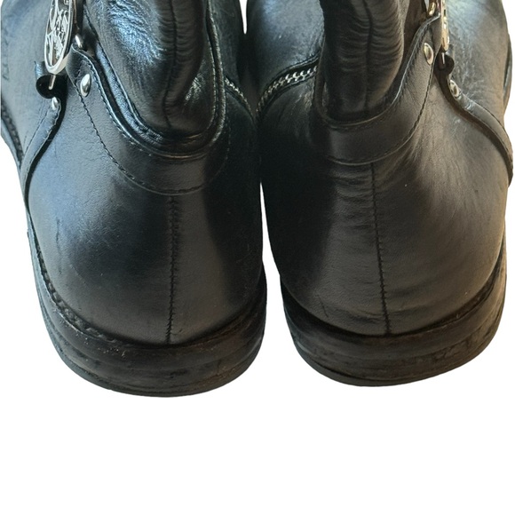 Nice COACH High End Mulan Extended Calf Black Leather Women’s 7B Boots MINTY - Picture 5 of 10